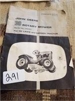 John Deere 38 rotary mower manual