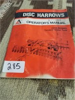 AC Disc Harrows manual