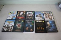 10 DVDs including Super Troopers