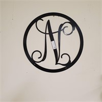 Metal Letter N Wall Art