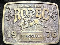 1976 Hesston NFR Belt Buckle