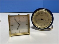 Seiko Quartz Travel Clock and Cyma Swiss Made