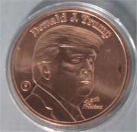 Fine Copper Trump Coin in Great Condition.