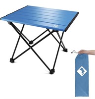 VILLEY LARGE BLUE FOLDING CAMPING TABLE 20X24IN