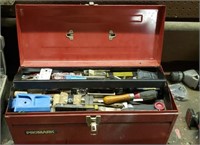 Toolbox w/ Misc. Tools & Hardware