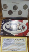 2000 Platinum edition state quarter set