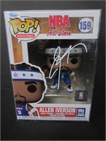 Allen Iverson signed Funko Pop Figure COA