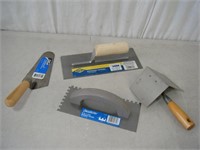 4 count new Trowels
