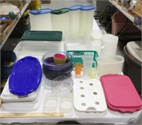 Lot of plastic ware w/ pitchers