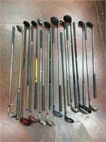20 golf clubs Taylor made, big stik, light and