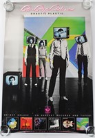 1978 Be-Bop Deluxe Drastic Plastic PROMO Poster