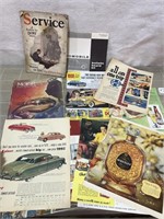 Vintage motor and service magazine assorted