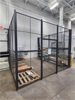 60' Industrial High Security wire cage as seen in