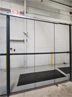 75' Industrial High Security wire cage fencing w/