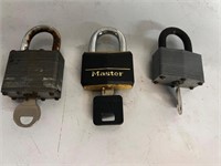 Vintage locks with keys