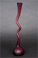 Venini Murano Twisted Tall Vase Modernist MCM