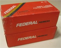 2 Boxes Federal No. 150 Large Pistol Primers