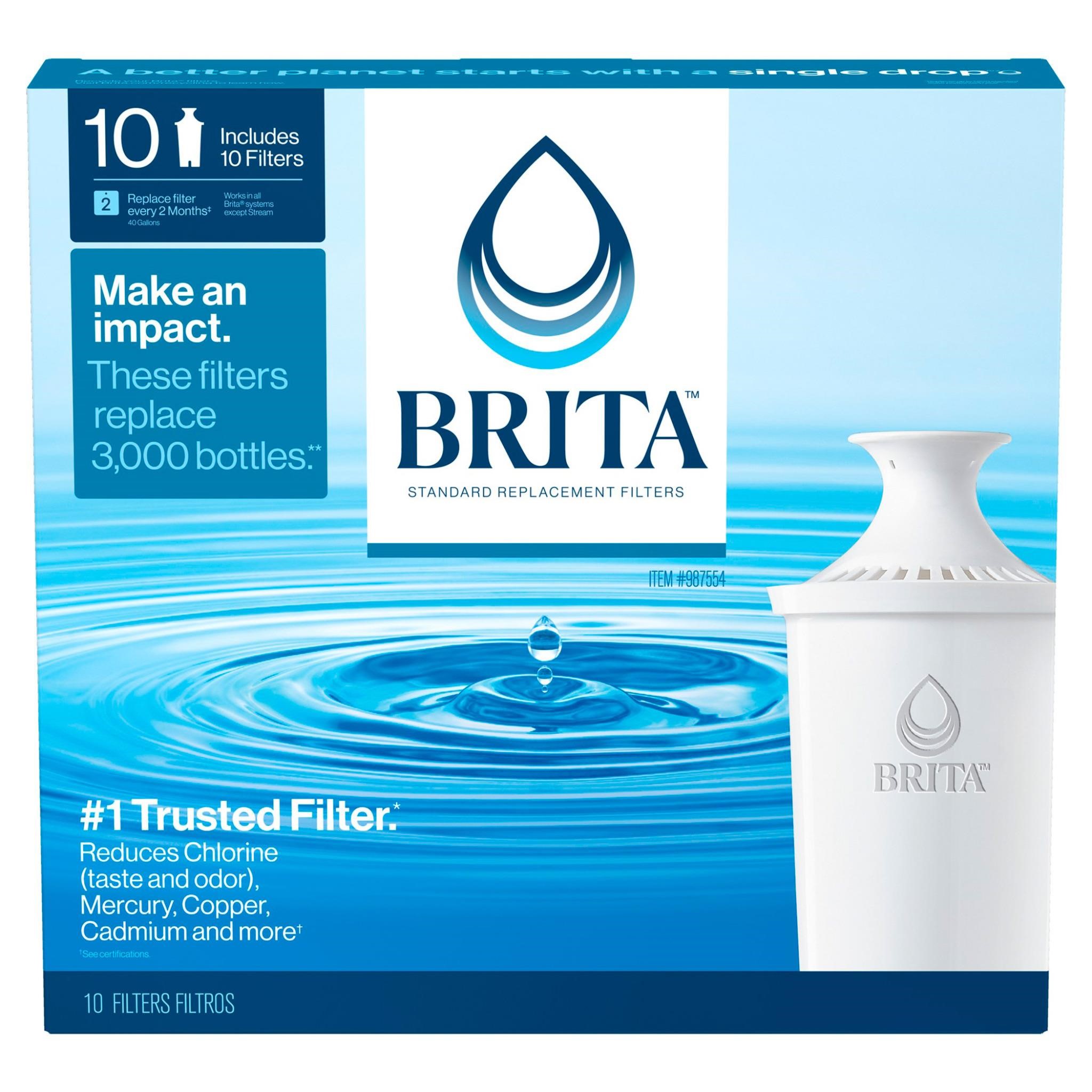 Brita Replacement Water Filters  10-pack