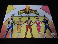 Power Rangers signed 8x10 photo JSA COA