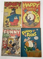(NO) 4 1945/1946 Golden Age Funny Comic Books