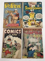 (NO) 4 1945/46/47 Golden Age Comic Books