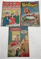(NO) 3 Golden age Comic Books including Dixie