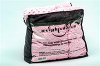 20 Lb Pink & Grey Soft Weighted Blanket