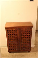 Wood Bar/Storage Cabinet