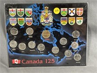 1992 Canada Quarter and Loonie Coin Set