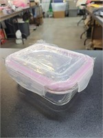 New glass locking lid storage container 5x7