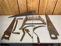 Saws, Scythes & Wrench