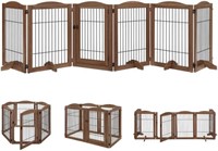 Ergode 6 Panel Dog Gate and Playpen: Stylish  Safe