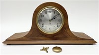 Seth Thomas Camel Back Wood Mantle Clock
