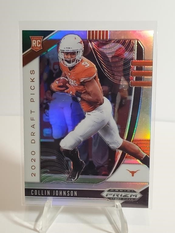 2020 Panini Prizm Draft Picks Silver Collin Johnso