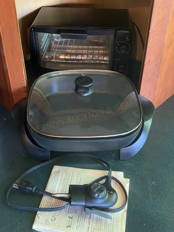 Toaster Oven & Electric Skillet