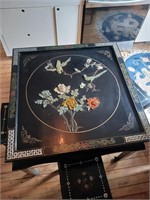 Asian inlaid table