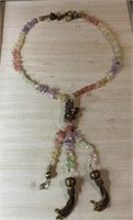 LARGE PRETTY STONE NECKLACE