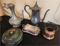 Silver Plated Kettles Lot