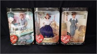 I Love Lucy Lucille Ball character dolls in boxes