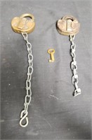 Pair of antique locks