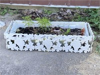 Cast-Iron Patio Planter Box Holder