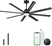 Maxslak 72“ Smart Ceiling Fan W/ Light & Remote