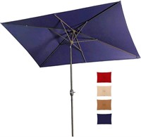 6.5x10 ft Rectangular Patio Umbrella