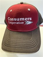 Consumers cooperative, Velcro, adjusting ball cap