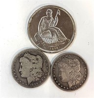 1879 and 1904 S Morgan Dollars and more