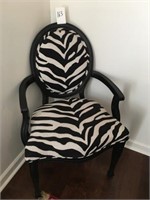 Animal Print Arm Chair