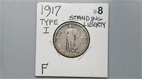1917 Type I Standing Liberty Quarter be2108
