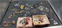 Jewelry,Sterling, Charm Bracelet,, Necklaces,Etc