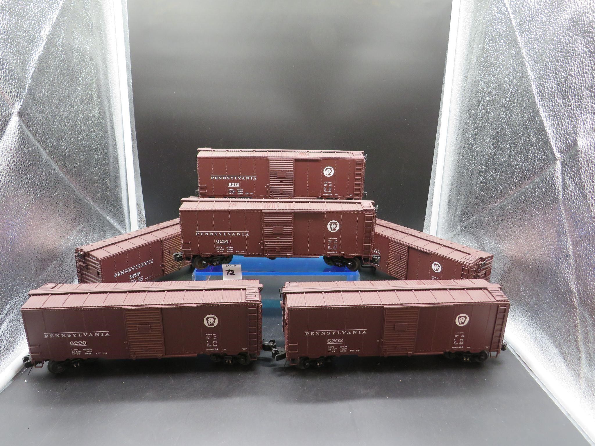 MTH 40' ARR Box Car set, 6 Cars 20-90198