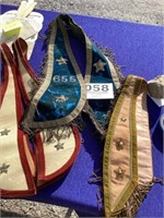 3 Masonic sashes